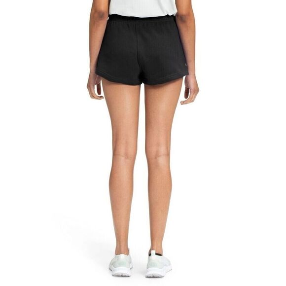 The North Face NF0A55MZ Women's Sz L Black Standard Fit Cotton Blend Logo Shorts - Picture 7 of 7